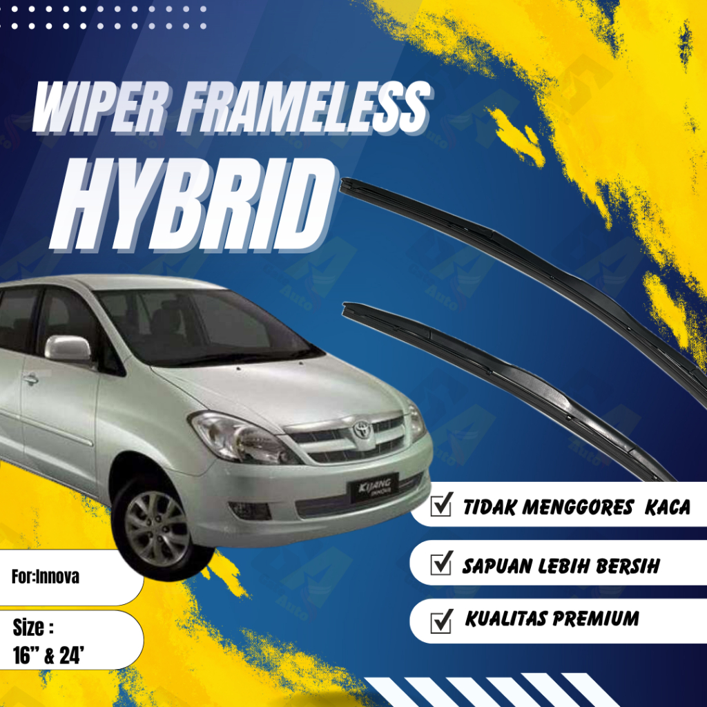 Wiper Framesoft Hybrid Premium Toyota innova lama MODE OEM