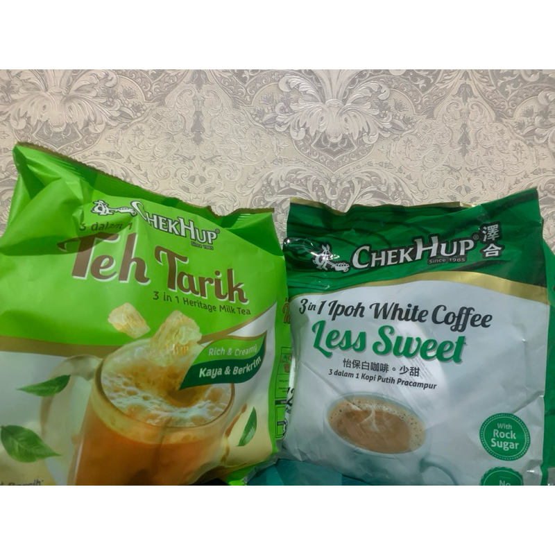 

Chek Hup Teh Tarik 3 In 1 , Cekhup kopi white Coffee 3 in 1 Original Malaysia