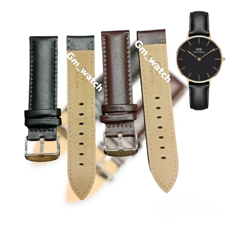 Tali Jam Tangan Kulit Dw Daniel Wellington Strap jam tangan Dw kulit ukuran 20mm