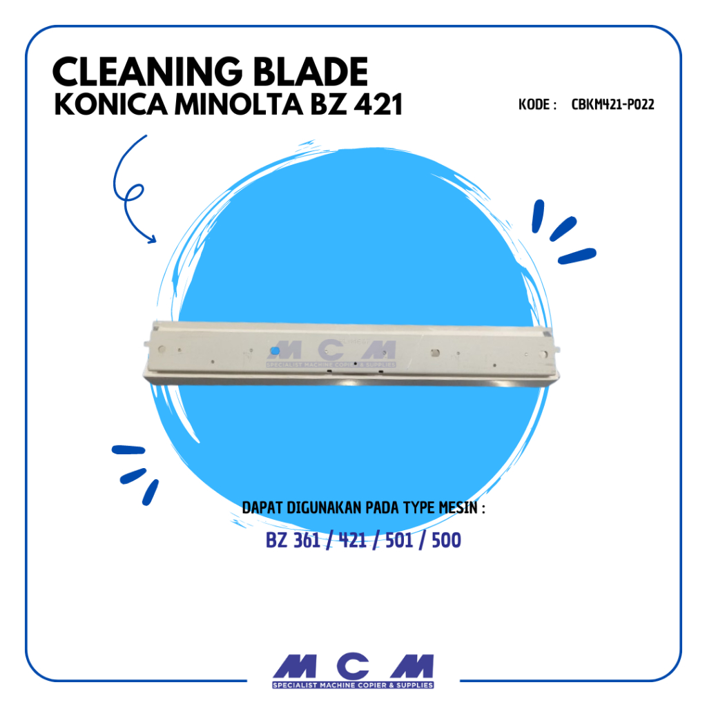 Cleaning Blade Bizhub 361 / 421 / 501 / 500