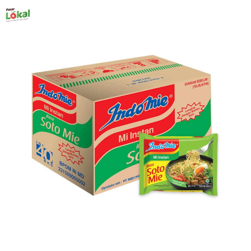 

Mie Instant Kuah Indomie Soto Mie 1 Dus Karton
