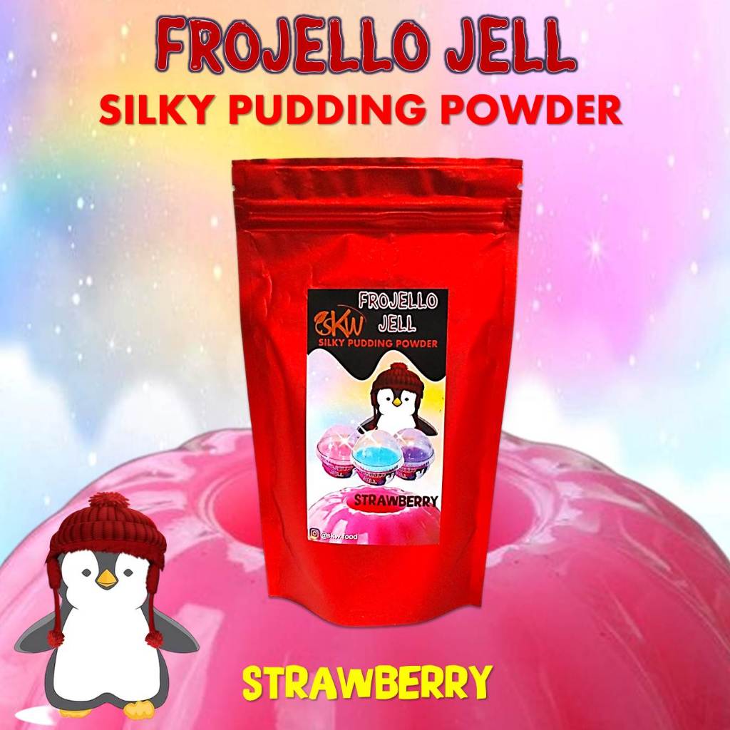 

Frojello Jell Silky Pudding tanpa masak Strawberry 495 gr
