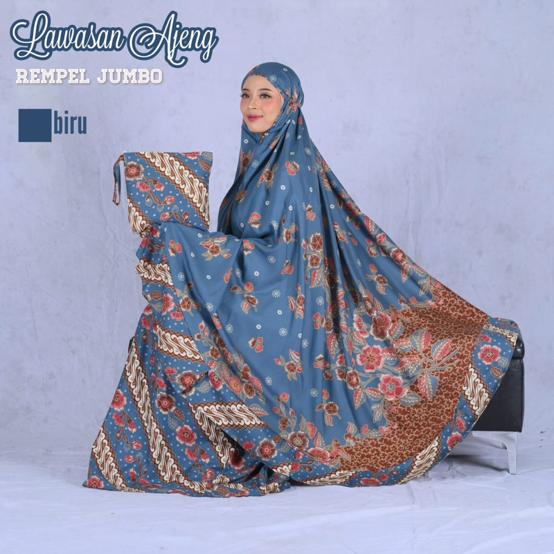 Mukenah REMPEL Dewasa Batik Lawasan Kualitas Premium JUMBO size
