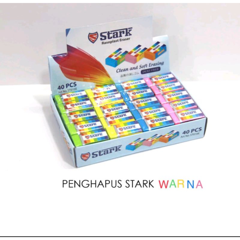 

(40pcs) penghapus murah STARK/hapusan pensil