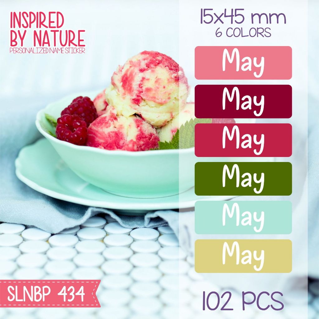 

Stiker label nama waterproof kartun sepatu buku sekolah anak SLNBP 434