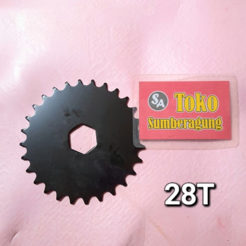 Gir depan langsung sepeda anak2 28T crank depan langsung sepeda anak2 28T piringan depan langsung se