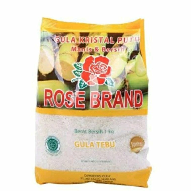

Rose brand gula pasir 1 kg