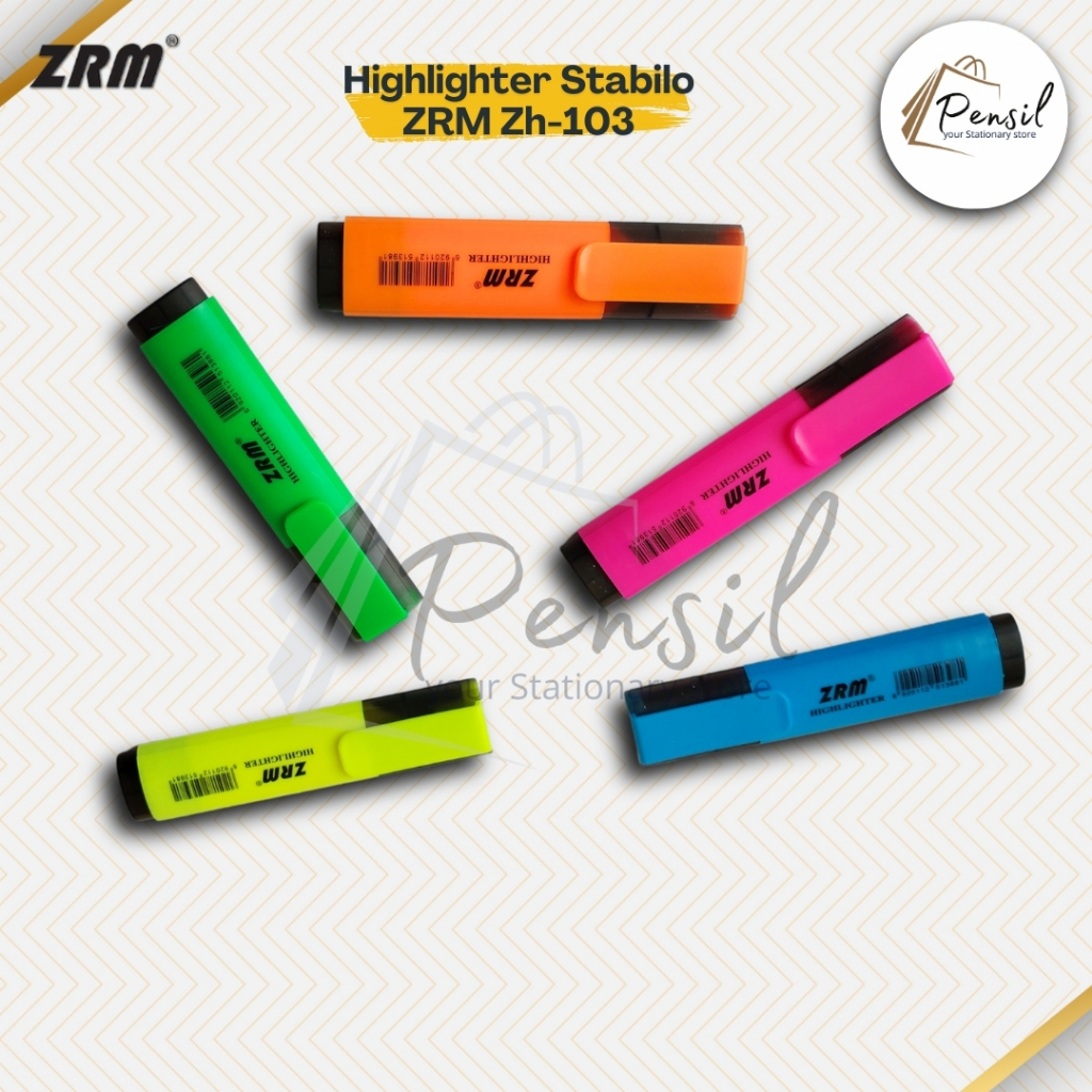 

Stabilo Warna Warni Highlighter ZRM Zh-103
