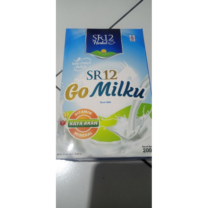 

SR12 GoMilku original Susu Etawa Bubuk 200 g