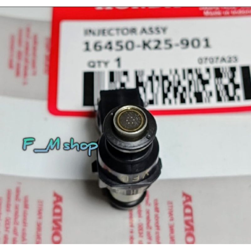 Injector injector k25 original beat fi beat pop vario 110 fi revo fi blade fi Supra x 125 fi pnp