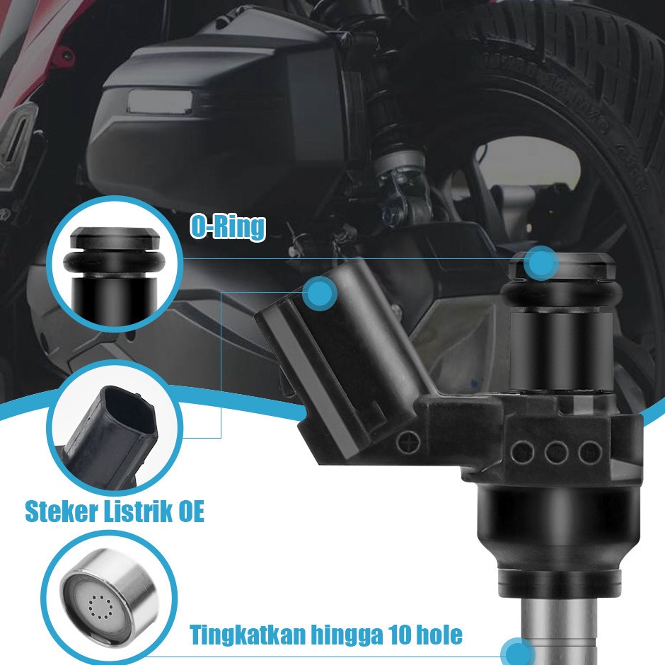 KODE N19H Injektor RX7 Racing Bore up 125cc 15cc 16cc 17cc 18cc 2cc All Type Honda Series Vario Beat