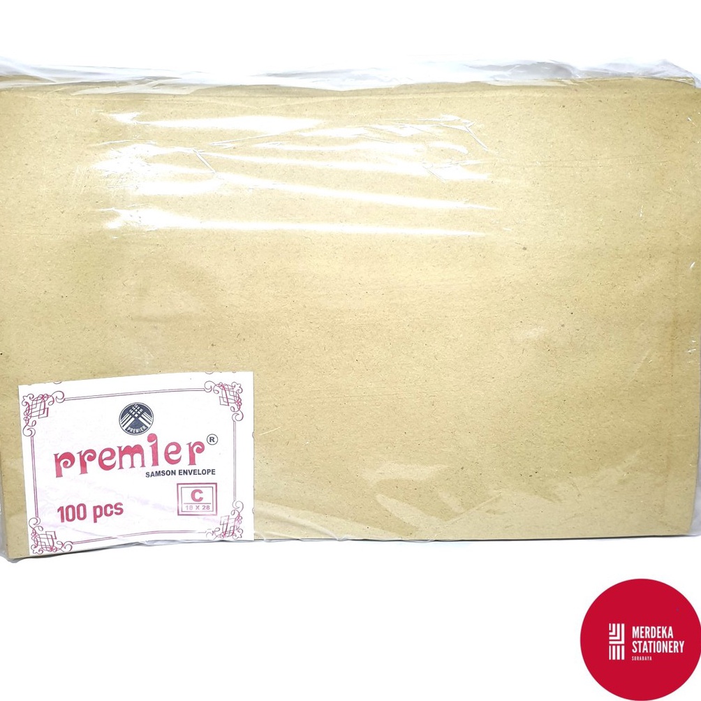 

KODE O57X ISI 1 LembarAmplopEnvelopeSurat Coklat Bagus Premier Samson C18cm28cm