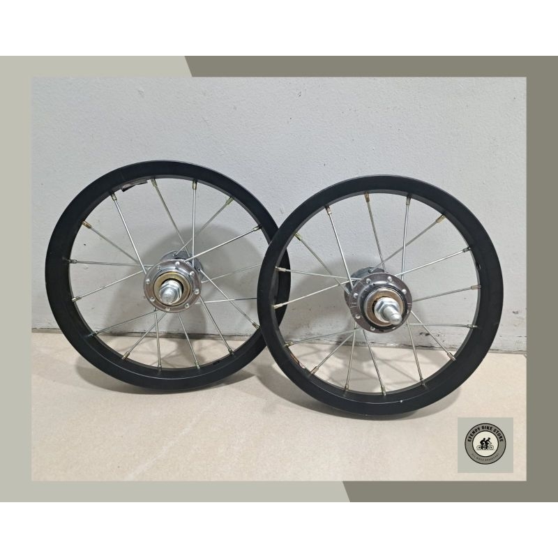 Wheel Set Sepeda Ukuran 12 Velg Jadi Pelk Jadi 12 Velg Hitam 12 Siap Pakai Pelk jadi siap pakai sepe