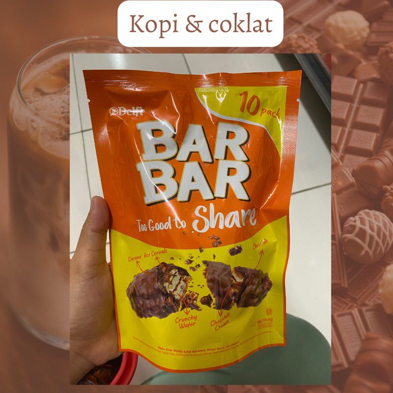 

COKELAT DELFI BAR BAR TO GOOD TO SHARE