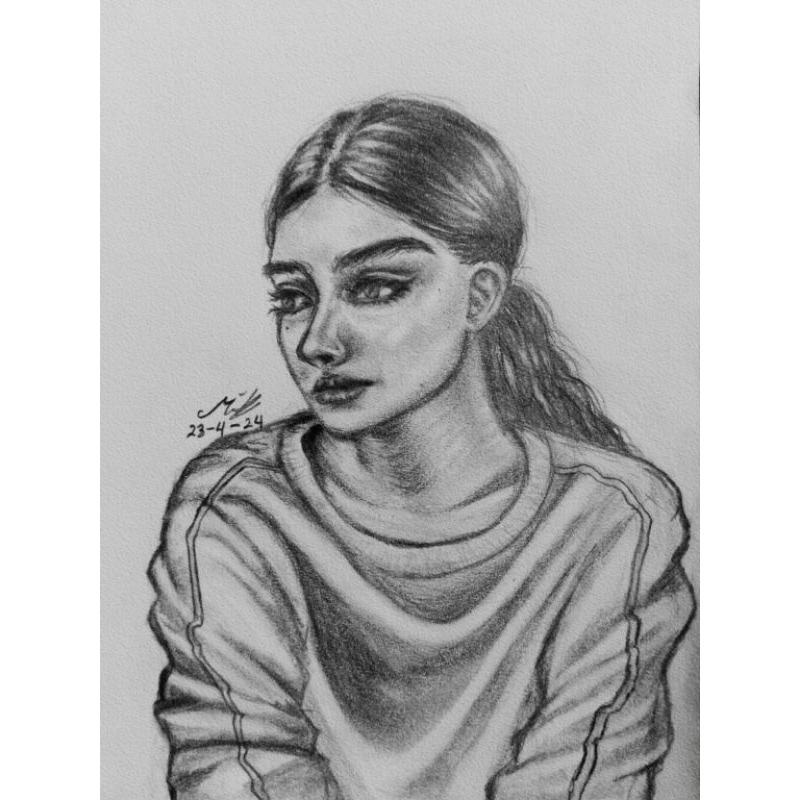 SKETSA WAJAH FOTO KAMU/ CUSTOM A5, SKETSA WAJAH AESTHETIC, REALIS, SKETSA CUSTOM, KADO ELEGANT