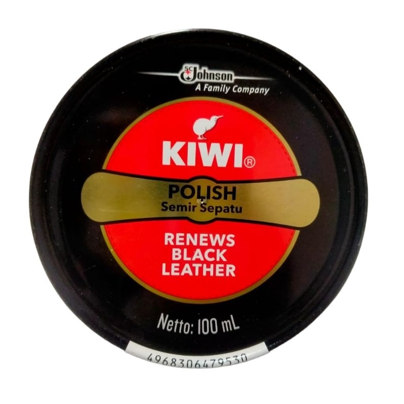 KIWI semir sepatu 100ml warna hitam