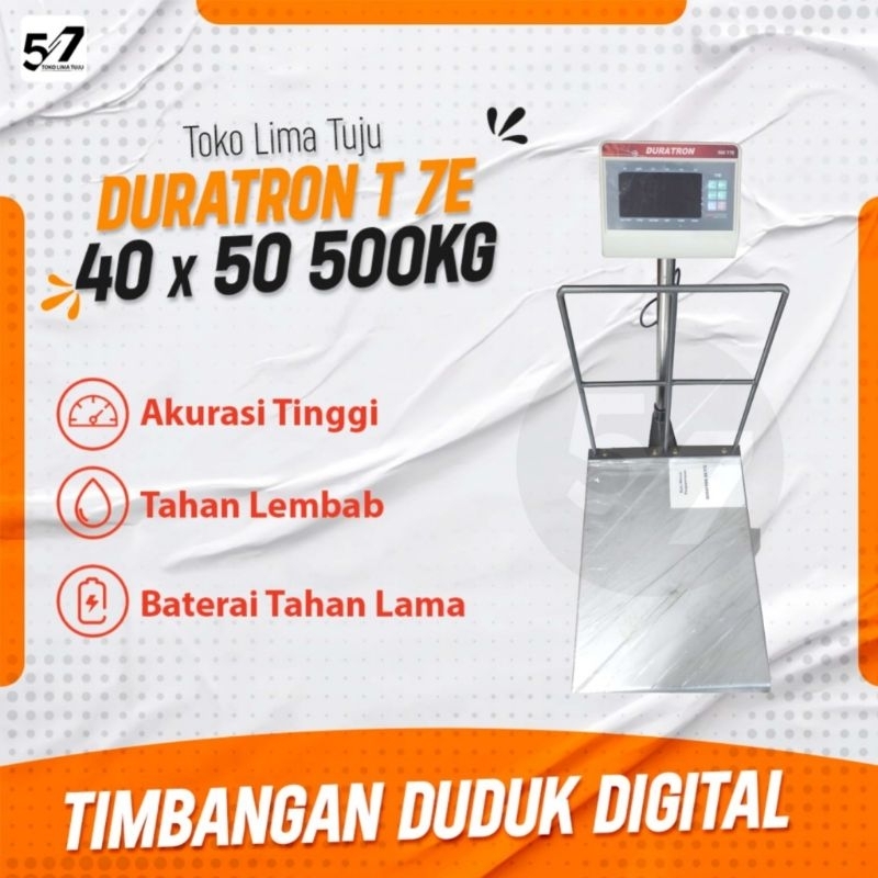Timbangan Digital Duratron 500kg 40x50