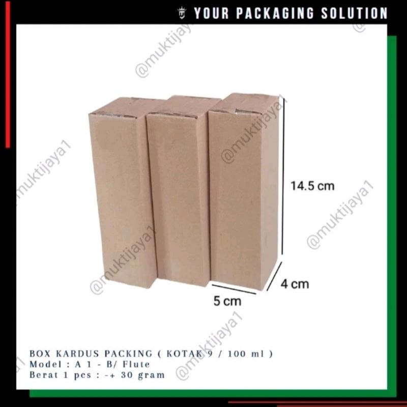 

BOX KOTAK 9 (100ml) • 5x4x14.5cm • Kotak/ Kardus/ Karton