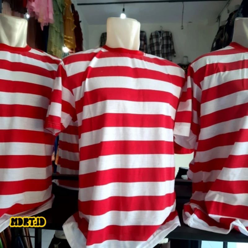 Baju merah putih sakera anak dan dewasa