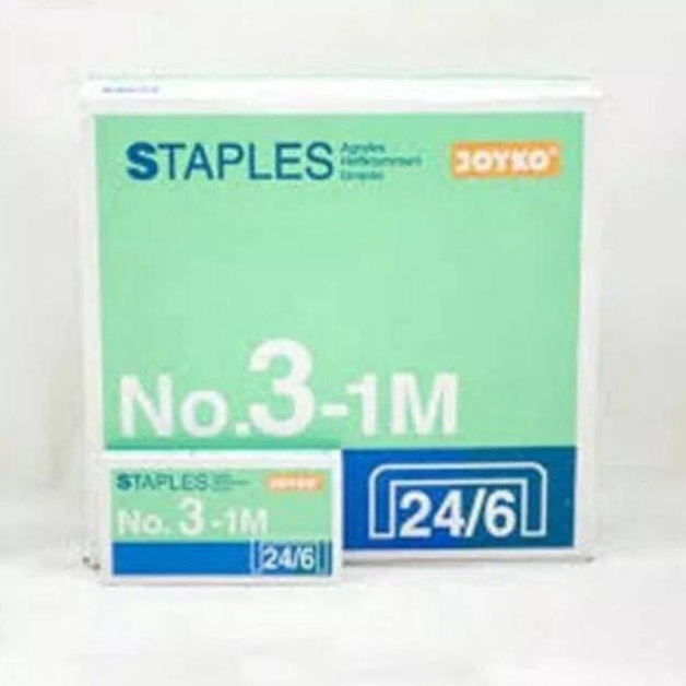 

KODE Y95Z Isi staples besar No 3 merk Joyko isi 2 box kcl