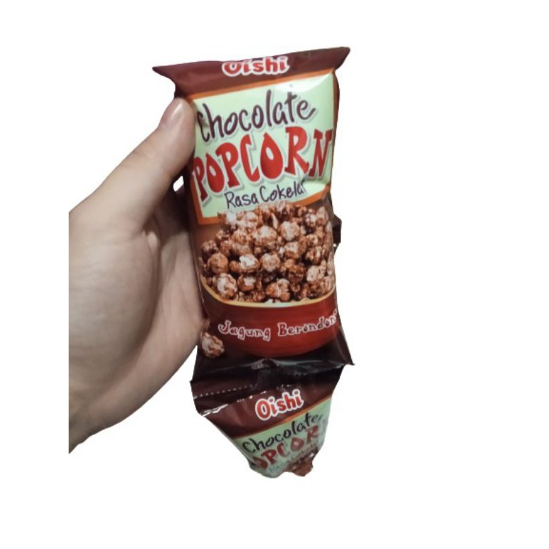 

Oishi Popcorn Varian Rasa Cokelat/Karamel Jagung Berondong 1 Rch Isi 10