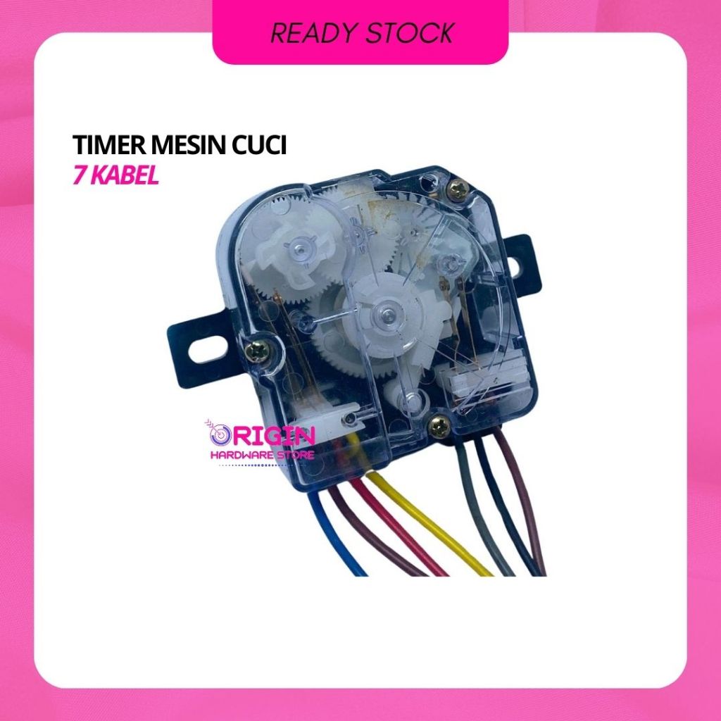 Timer Mesin Cuci 7 KABEL - Penanda Waktu Mesin Pencuci / Wash MULTI