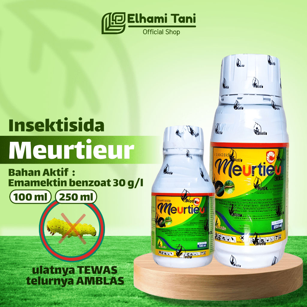 INSEKTISIDA MEURTIEUR 100 ML | 250 ML PEMBASMI ULAT GRAYAK DAN ULAT JAGUNG merti mertiur meteor