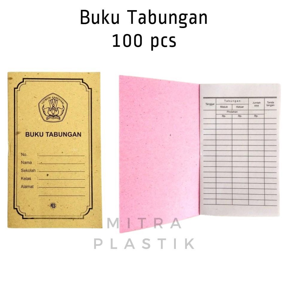 

KODE F83J isi 1pcs Buku Tabungan Kecil Buku Tabungan Sekolah