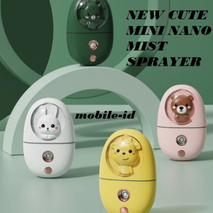 STOK SIAP COD Mini Nano Spray Boneka Gepeng 35ml Nano Mist Premium Nano Cute Nano Lucu Anti Bocor
