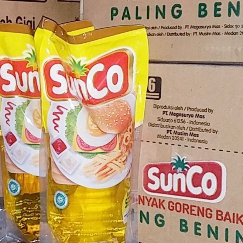 

Minyak goreng 1liter dijamin bening dan murnni