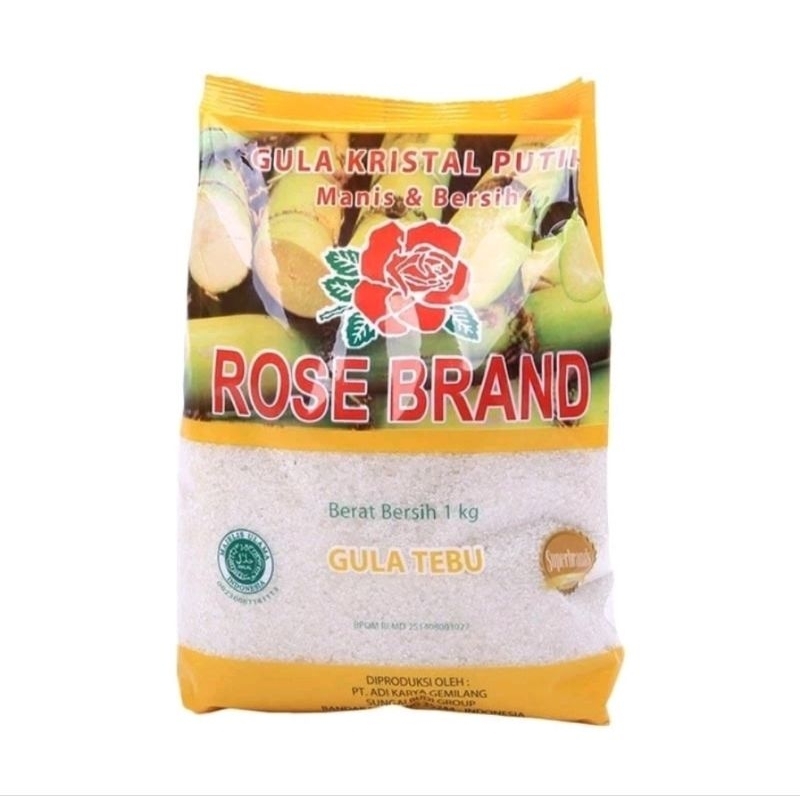 

Gula Rose Brand (KUNING) 1 Kg | Gula 1 Kg | Exp Terbaru 2026