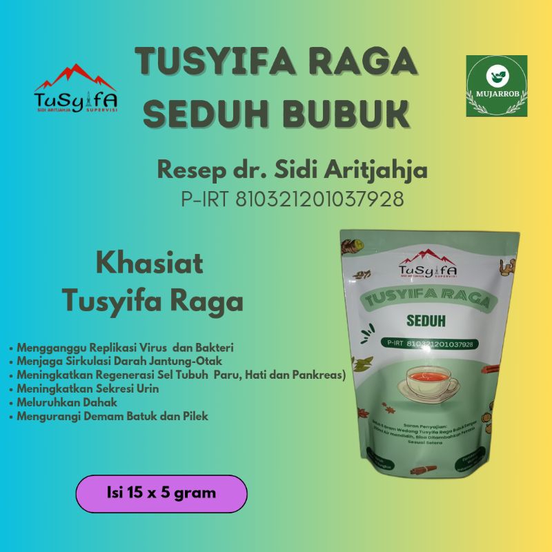 

Tusyifa Raga Bubuk Ramuan Herbal Seduh Bubuk 30pcs Nama Baru Sapujagat