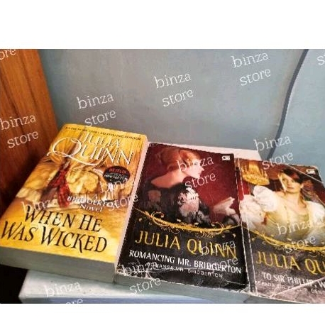 novel bridgerton series bahasa Indonesia indo id Inggris English uk bekas Preloved baru new Julia Qu