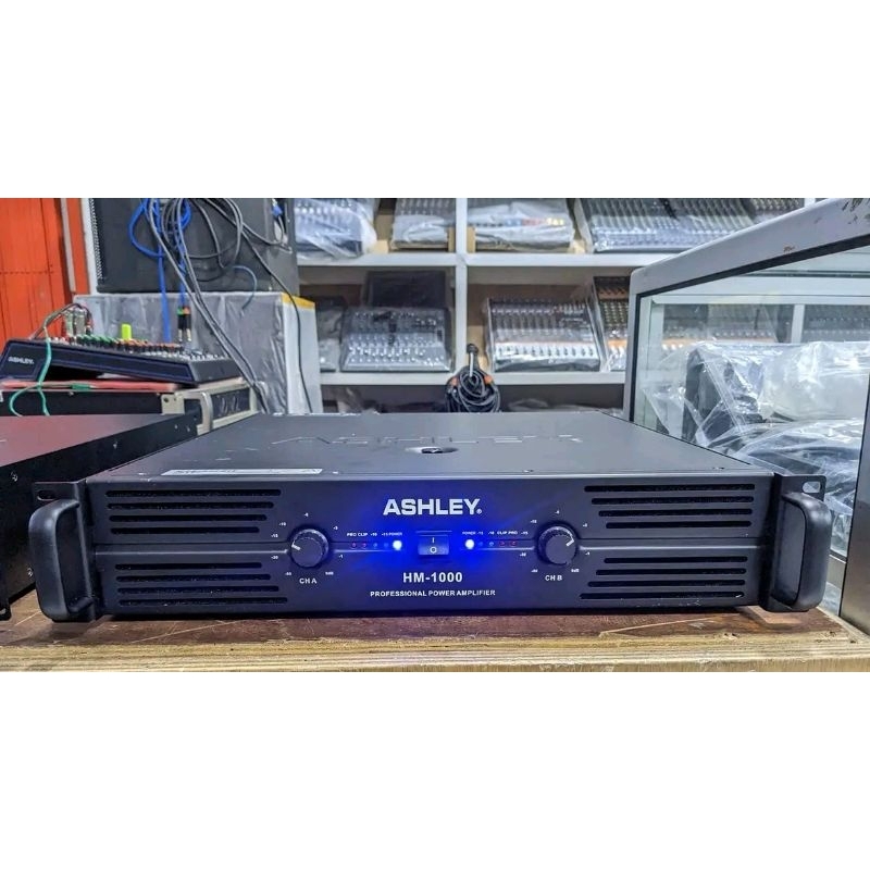 power ashley hm1000 power amplifier class H original ashley