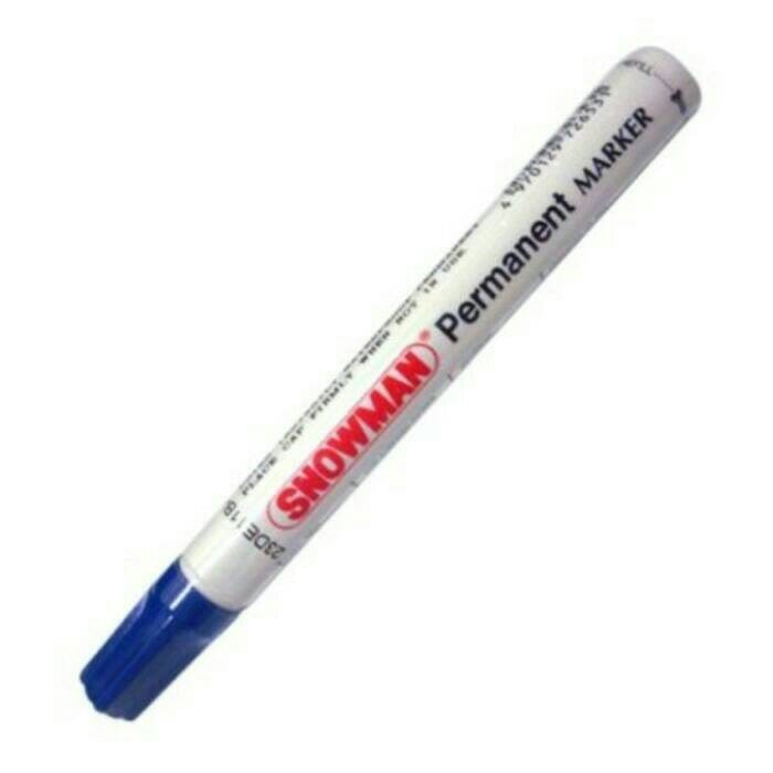 

SPIDOL PERMANEN / PERMANENT MARKER / SPIDOL BESAR / SPIDOL SNOWMAN PERMANENT G12 BIRU