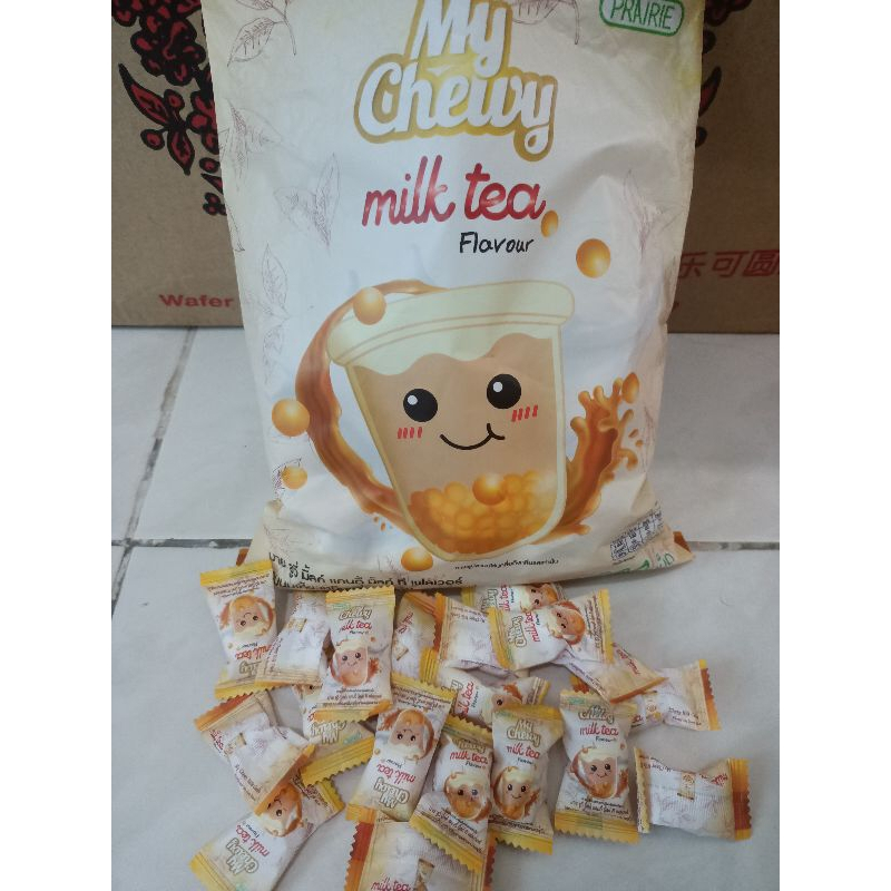 

My Chewy Milk Tea dan durian Candy Permen READY STOCK / harga perpcs pcs My Chewy ori bkk