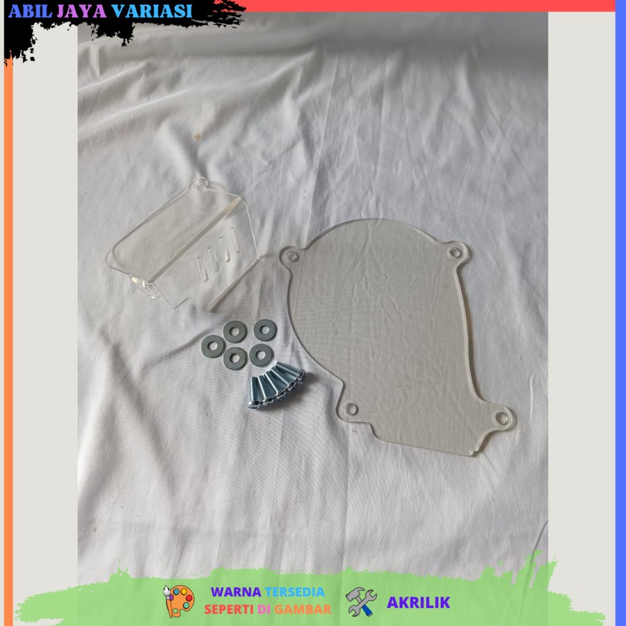 COVER CVT NMAX OLD AKRILIK TUTUP COVER CVT NMAX OLD FREE BAUT ABIL JAYA VARIASI