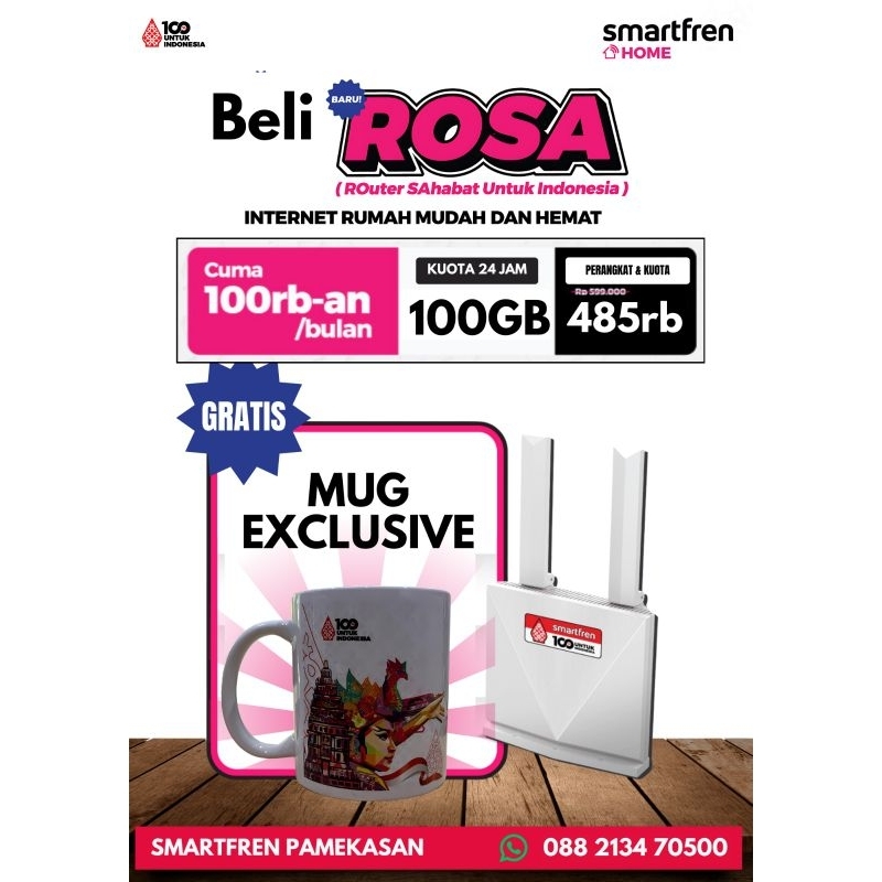 MIFI SMARTFREN ROSSA GRATIS 100GB