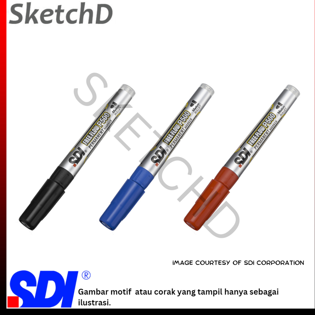 Spidol permanen SDI P500 Permanent Marker