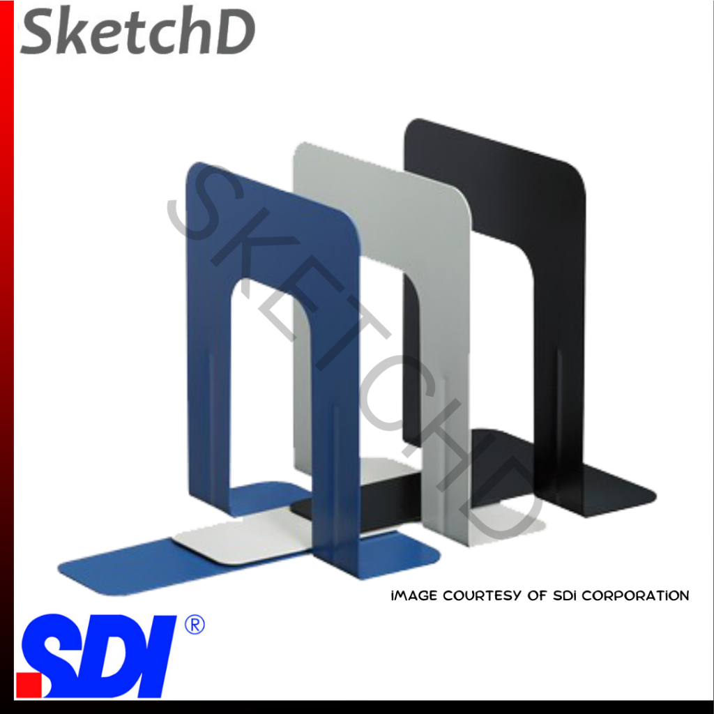 

Book End / Penahan Buku metal 9"/228mm SDI 1724