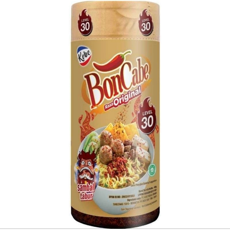 

BonCabe Original Botol Level 30 Sambal TaburIsi 40gr