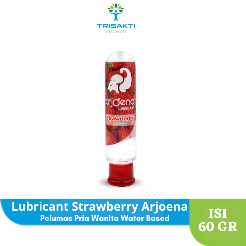 Pelumas Arjoena Strawberry 60 Gram Lubricant Gel Water Based