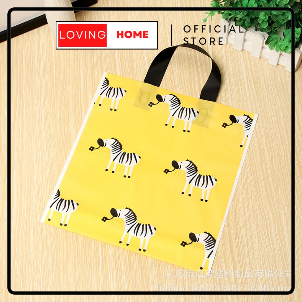 

LOVING HOME - Plastik Kantong Hadiah Gift Box Motif Zebra Premium Kemasan Bingkisan