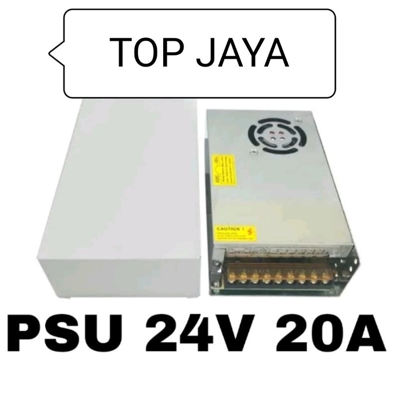 Travo Power Supply 24V 20A PSU 24 Volt 20 Amper High Quality 20 Ampere 24v