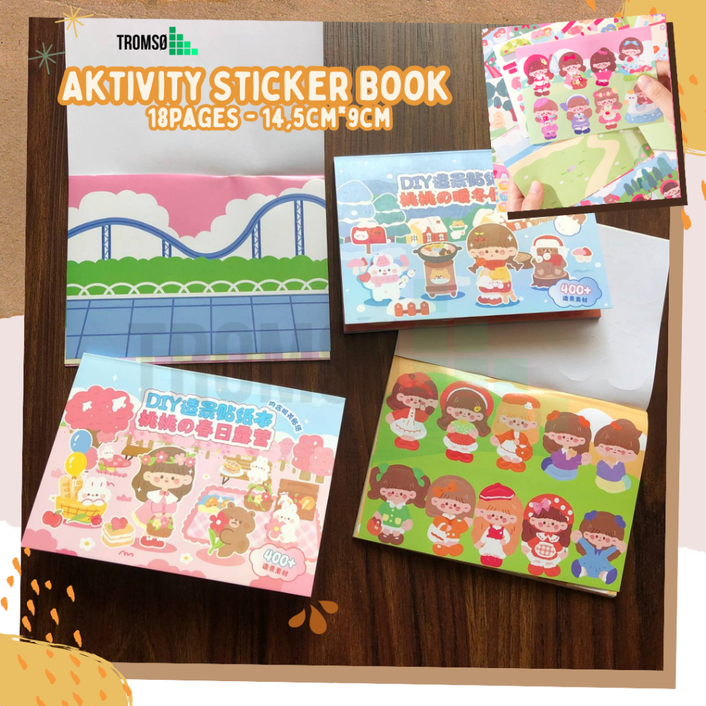 

Tromso Activity Sticker Book / Buku Aktivitas Stiker Lucu Anak Perempuan KBX2184