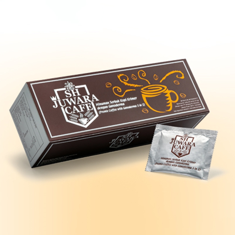 ASLI kopi juwara cafe 3 in 1 dan 4 in 1 Lingzhi Kopi Sehat Shuang Hor Kopi Brazil Asil Mengandung Ga