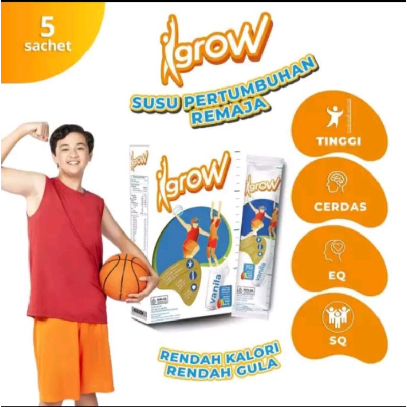 

IGROW SUSU PERTUMBUHAN REMAJA COKLAT, VANILA,KARAMEL 240 GR