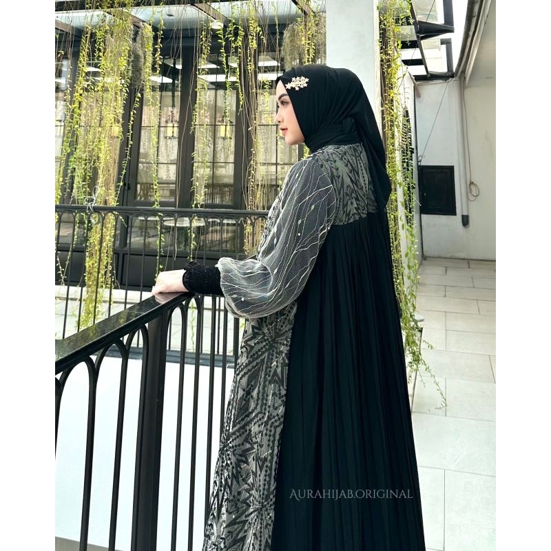 Gamis aura set 2in 1