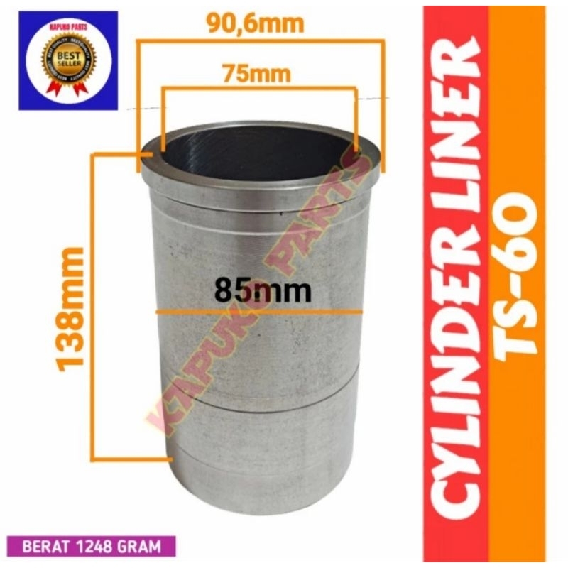 Ts 60 cylinder liner / Boring yanmar Ts60