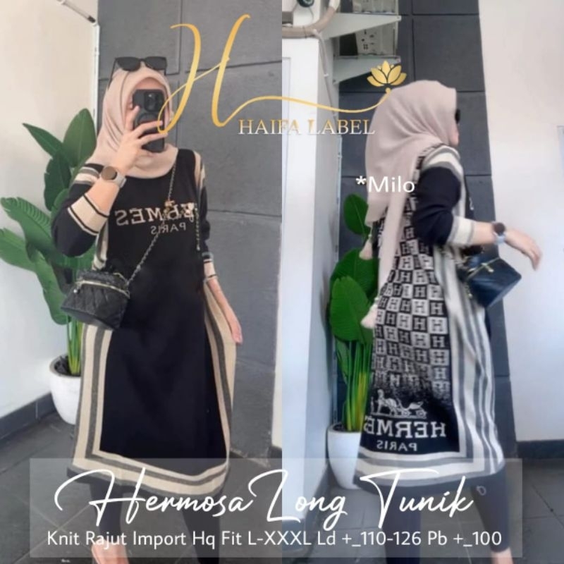 Hermosa Long Tunik | by Haifa Label